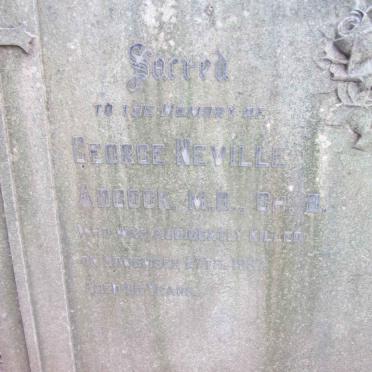 ADCOCK George Neville -1937