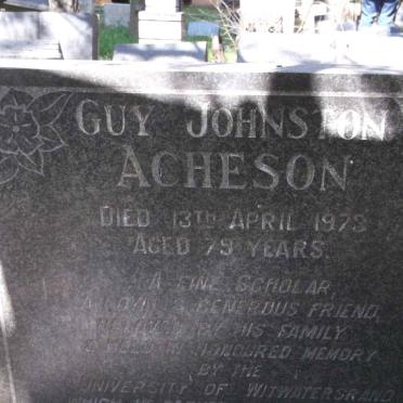 ACHESON Guy Johnston -1973