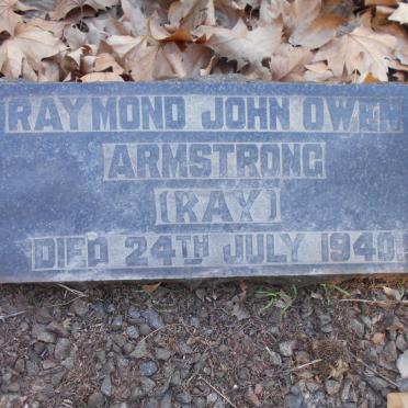 ARMSTRONG Raymond John Owen -1940