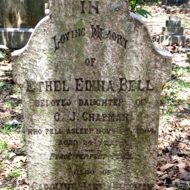 BELL Ethel Edina -1904 :: CHAPMAN Caroline Jane -1927