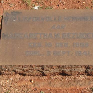 BEZUIDENHOUT Margaretha M. 1859-1941