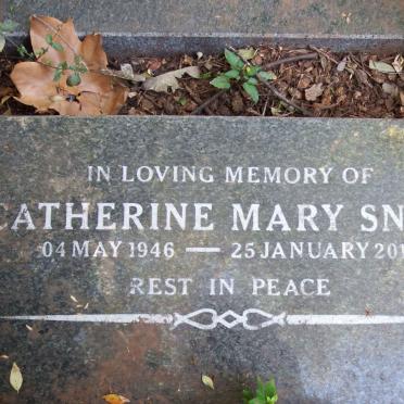 SNOW Catherine Mary 1946-2017