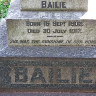 BAILIE Francis Hope 1902-1917