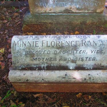 RANDELL Minnie Florence -1933