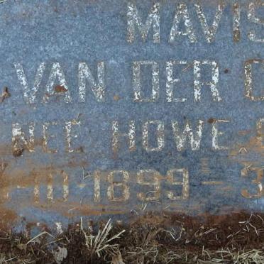 COLFF Mavis, van der nee HOWE GOULD 1899-199?
