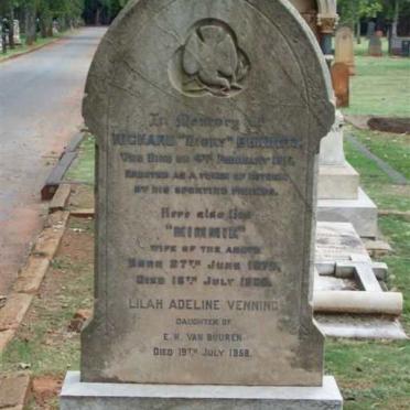 BENNETT Richard -191? &amp; Mimmie 1879-19?? :: VENNING Lilah Adeline nee VAN BUUREN -1958