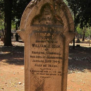 COCK William J. -1909