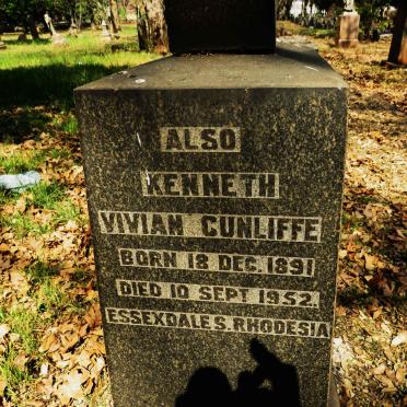 CUNLIFFE Kenneth Vivian 1891-1952