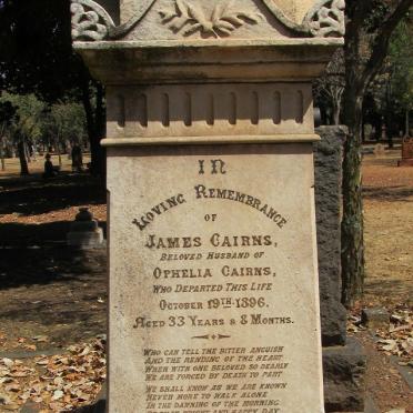 CAIRNS James -1896