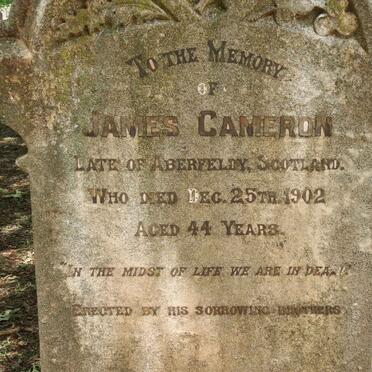 CAMERON James -1902