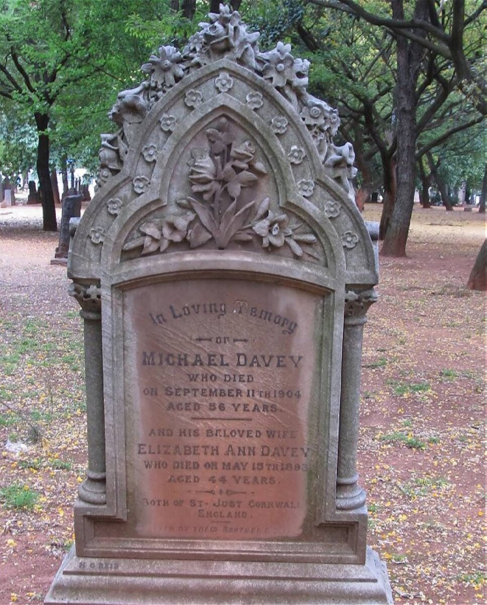 DAVEY Michael -1904 &amp; Elizabeth Ann -1893