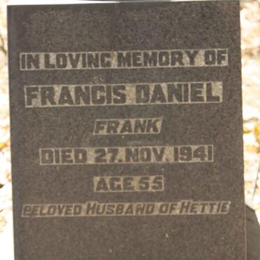DANIEL Francis -1941