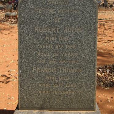 DAVIES Robert John -1896 :: DAVIES Francis Thomas -1943