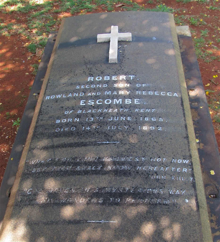 ESCOMBE Robert 1865-1892