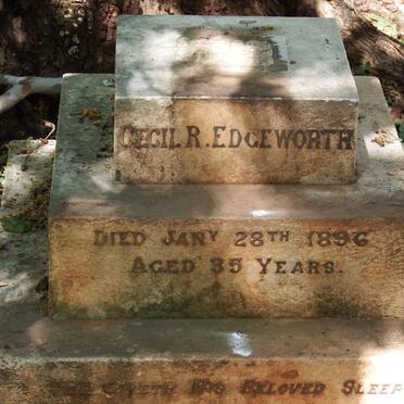 EDGEWORTH Cecil R. -1896