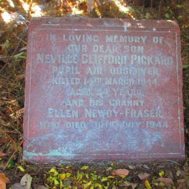 FRASER Ellen, NEWBY -1944 :: PICKARD Neville Clifford -1944
