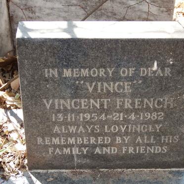 FRENCH Vincent 1954-1982