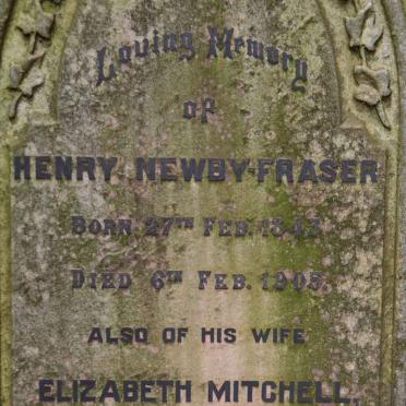 FRASER Henry, NEWBY 1843-1905 &amp; Elizabeth Mitchell 1845-1933