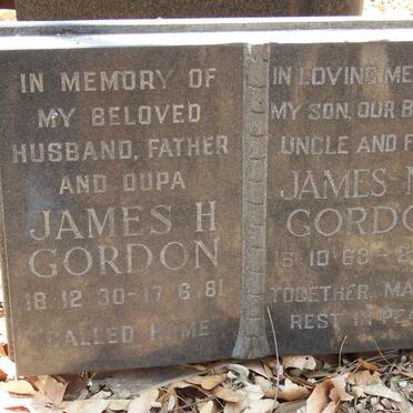 GORDON James H. 1930-1981 :: GORDON James Neil 1963-1990