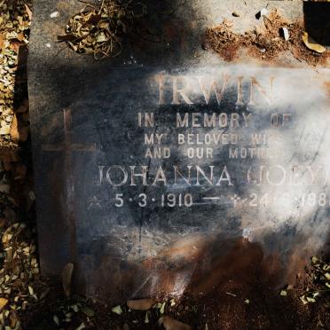 IRWIN Johanna 1910-1981