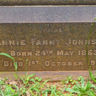 JOHNSTON Annie Fanny 1863-1913
