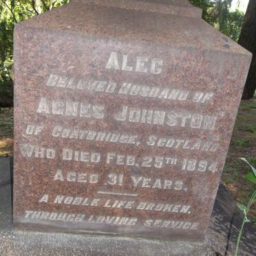 JOHNSTON Alec -1894