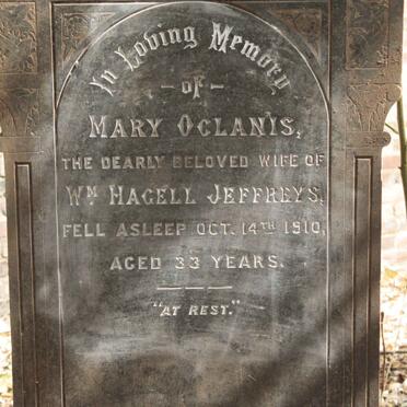 JEFFREYS Mary Oclanis -1910