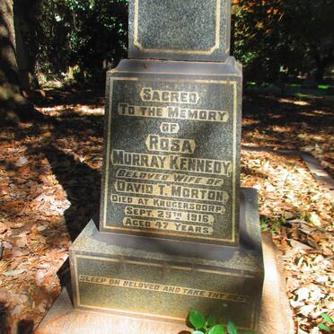 KENNEDY Mary -1924 :: MORTON Rosa Murray nee KENNEDY -1916_2