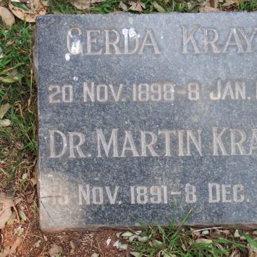 KRAYN Martin 1891-1975 &amp; Gerda 1898-1970