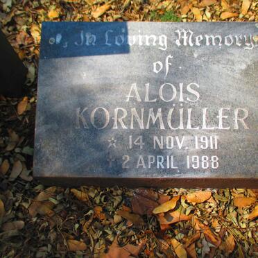 KORNMULLER Alois 1911-1988