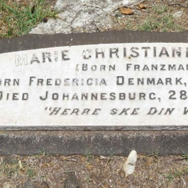 KROHN Marie Christiane nee FRANZMANN 1851-1909