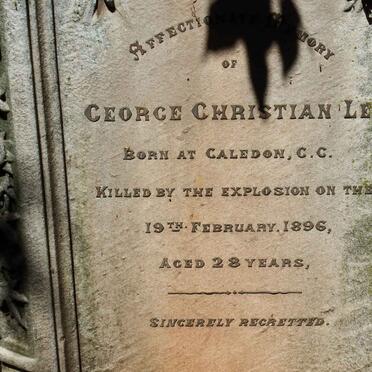 LEY George Christian -1896