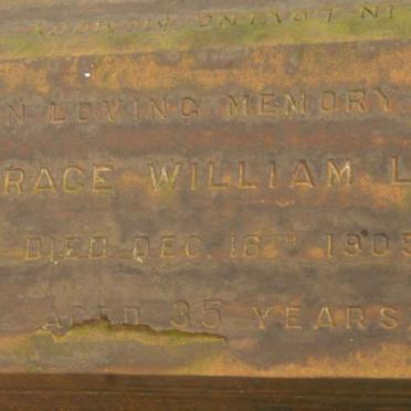 LANG Horace William -1905 :: LANG Peter -1919