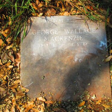 MACKENZIE George Wallace 1916-1984