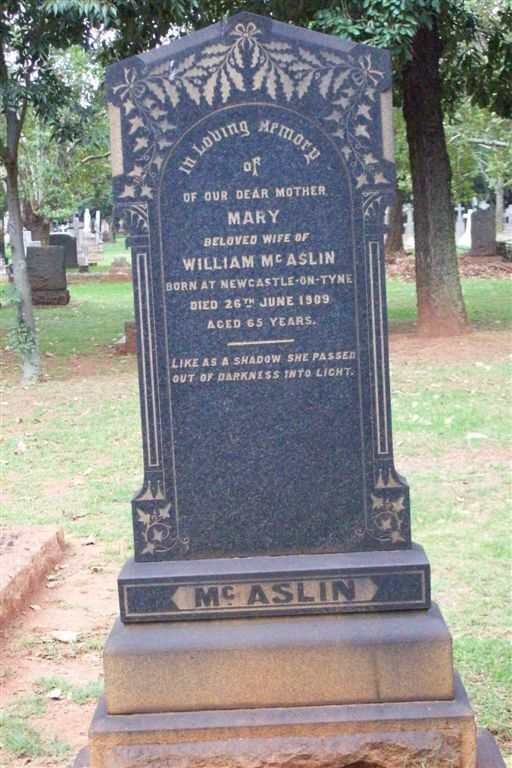 McASLIN Mary -1909