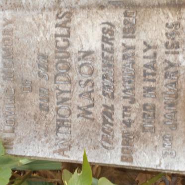 MASON Anthony Douglas 1920-1945