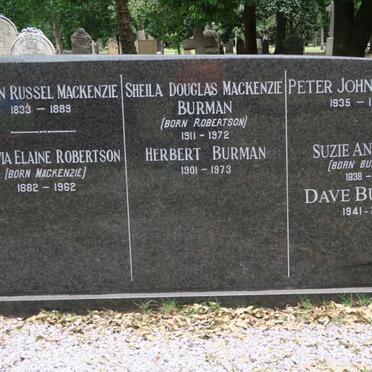 MACKENZIE - BURMAN - ROBERTSON - ANTELME 