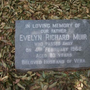 MUIR Evelyn Richard -1968