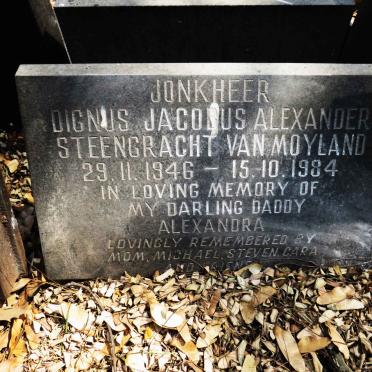 MOYLAND Dignus Jacobus Alexander Steengracht, van 1946-1984