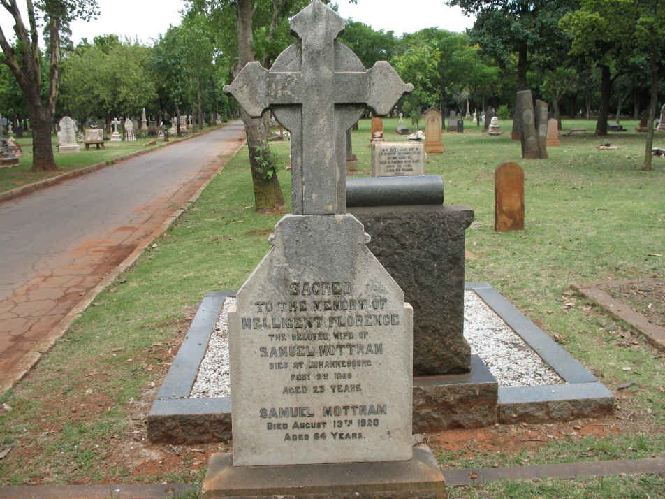 MOTTRAM Samuel -1920 &amp; Mellicent Florence -1889
