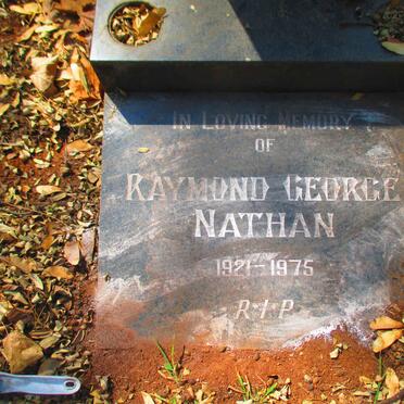 NATHAN Raymond George 1921-1975
