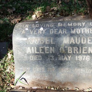 O’BRIEN Isobel Maude Aileen -1976