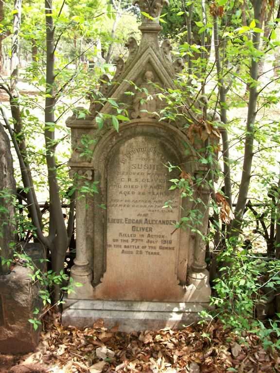 OLIVER Susie -1891 :: OLIVER Edgar Alexander -1916