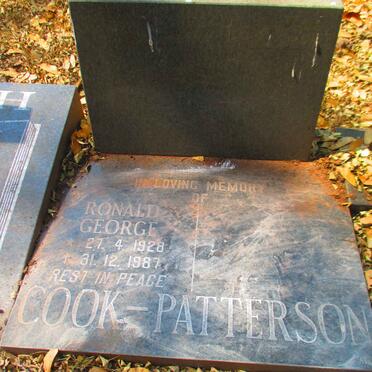 PATTERSON Ronald George, COOK- 1928-1987