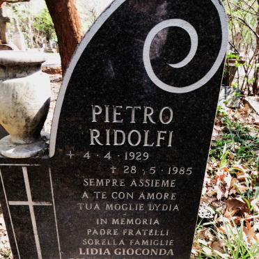RIDOLFI Pietro 1929-1985