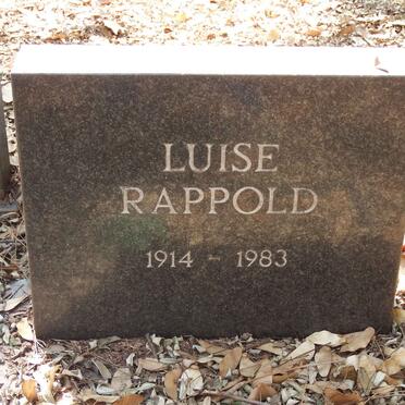RAPPOLD Luise 1914-1983