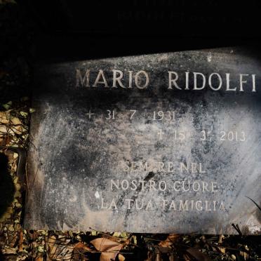RIDOLFI Mario 1931-2013