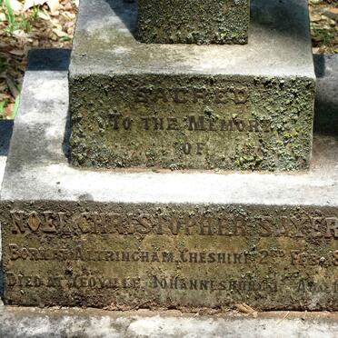 SAYERS Noel Christopher 1867-1903