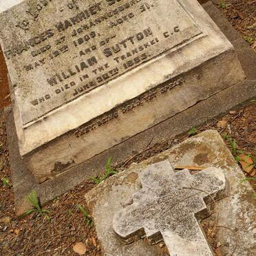 SUTTON William -1885 &amp; Frances Harriet -1909