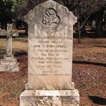 STEPHENSON Richard John -1903